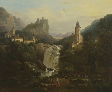 August Schaeffer Waterfalls circa 1862