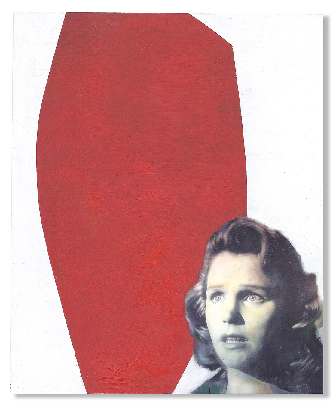 Lee Remick with a 1963 Lorser Feitelson's abstract